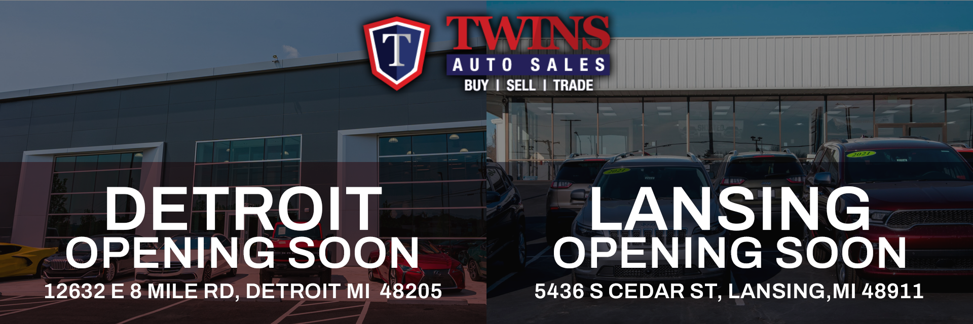 TWINS AUTO SALES Home Hero Image 1