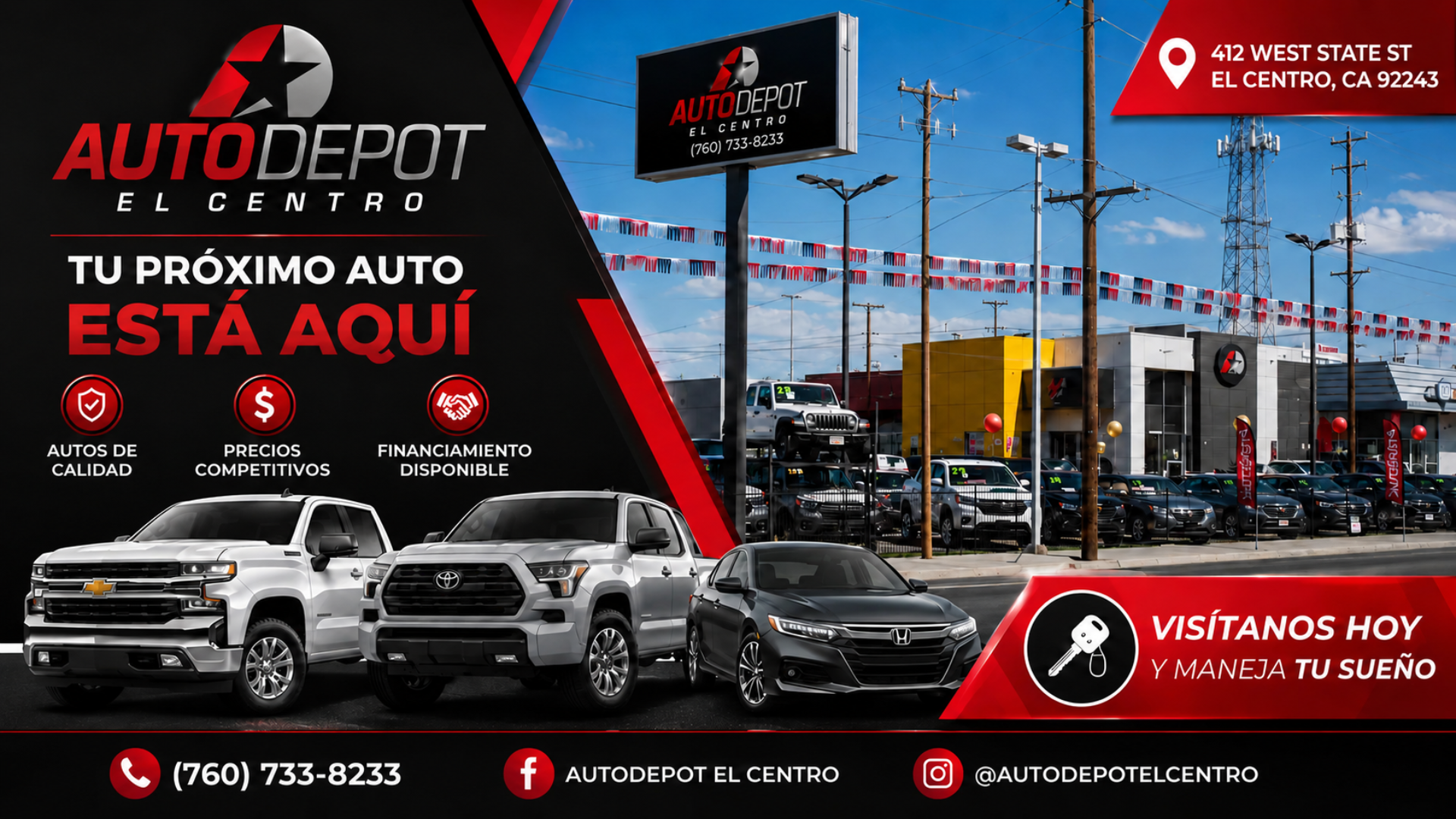 AUTO DEPOT EL CENTRO Home Hero Image 1