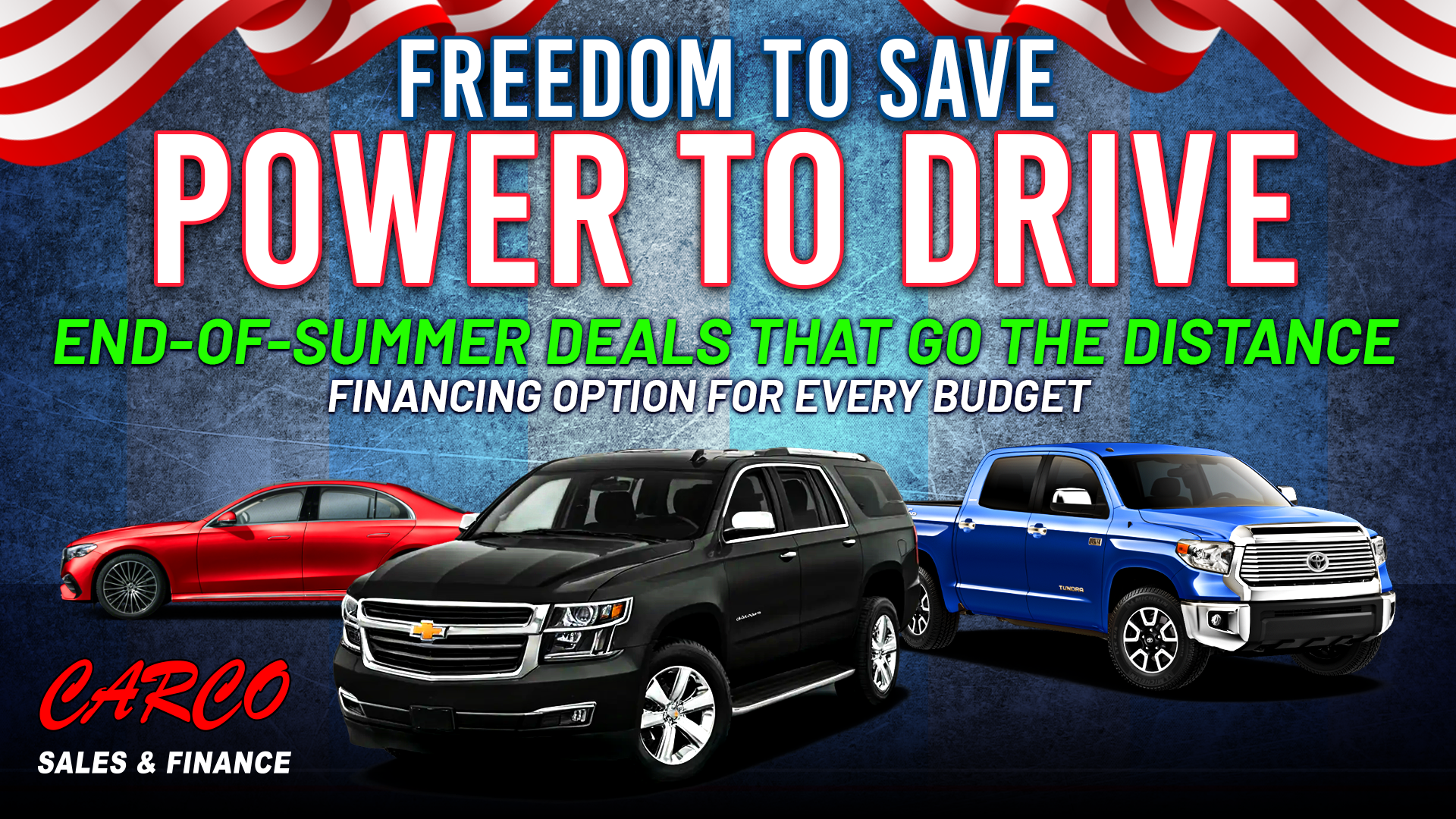 CARCO SALES & FINANCE Home Hero Image 1