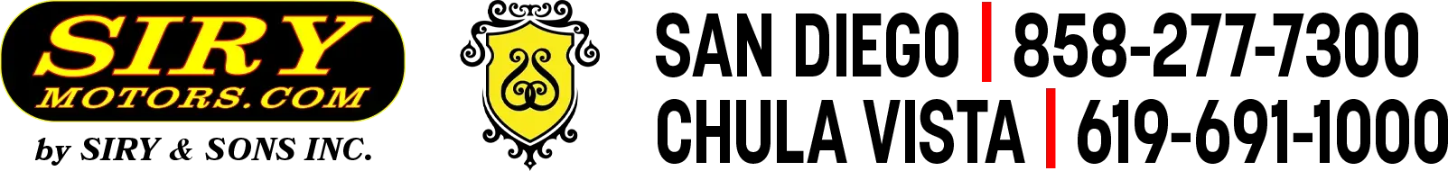 SIRY MOTORS Header Logo Image