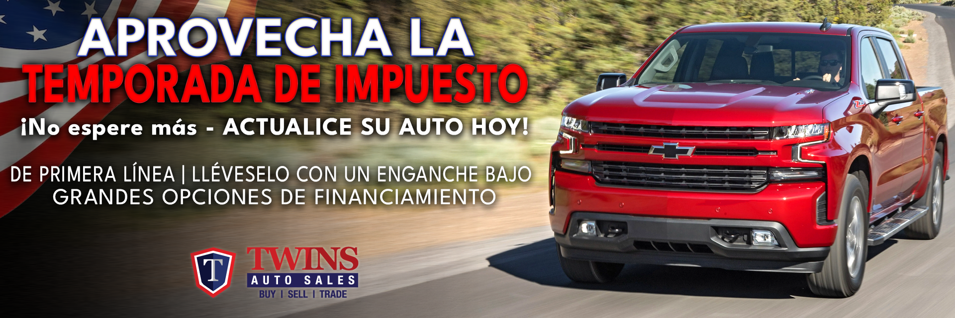 TWINS AUTO SALES Home Hero Image 1