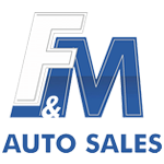 F & M AUTO SALES Header Logo Image