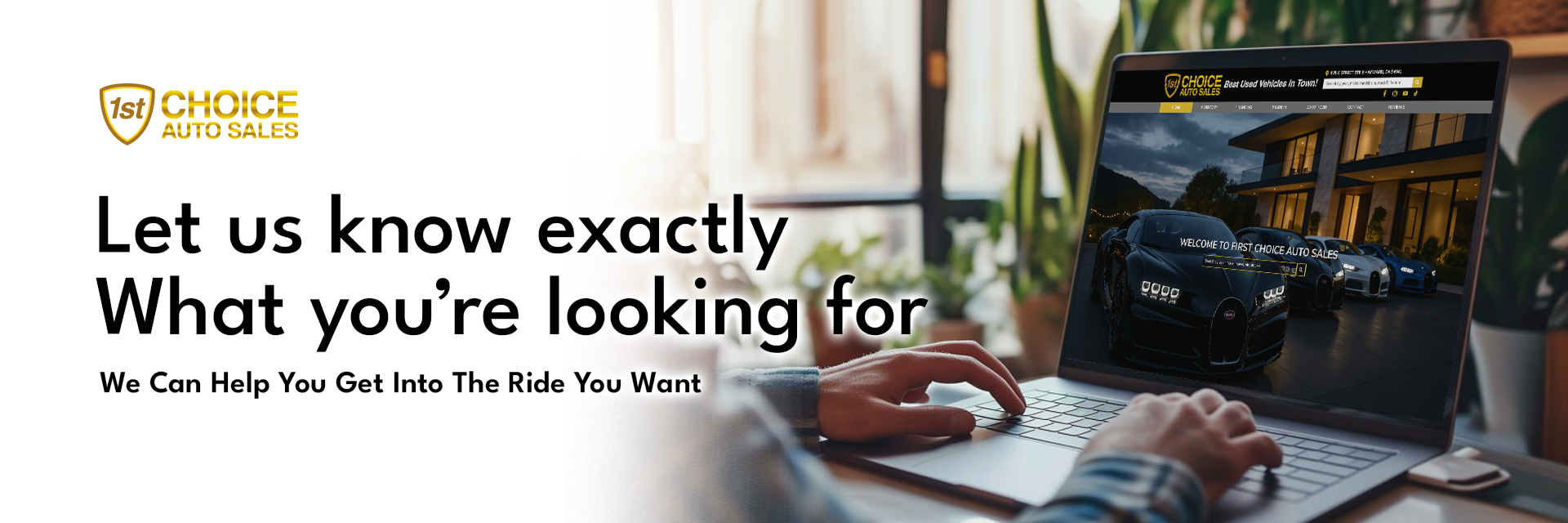 1ST CHOICE AUTO SALES Home Hero Image 1