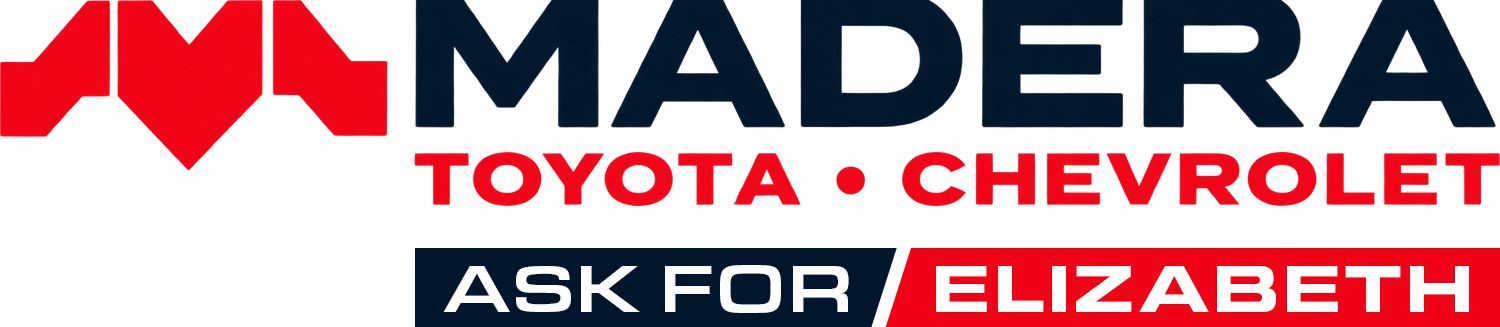 Madera Toyota Chevrolet Header Logo Image